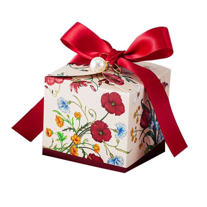 Flower Printed Gift Box